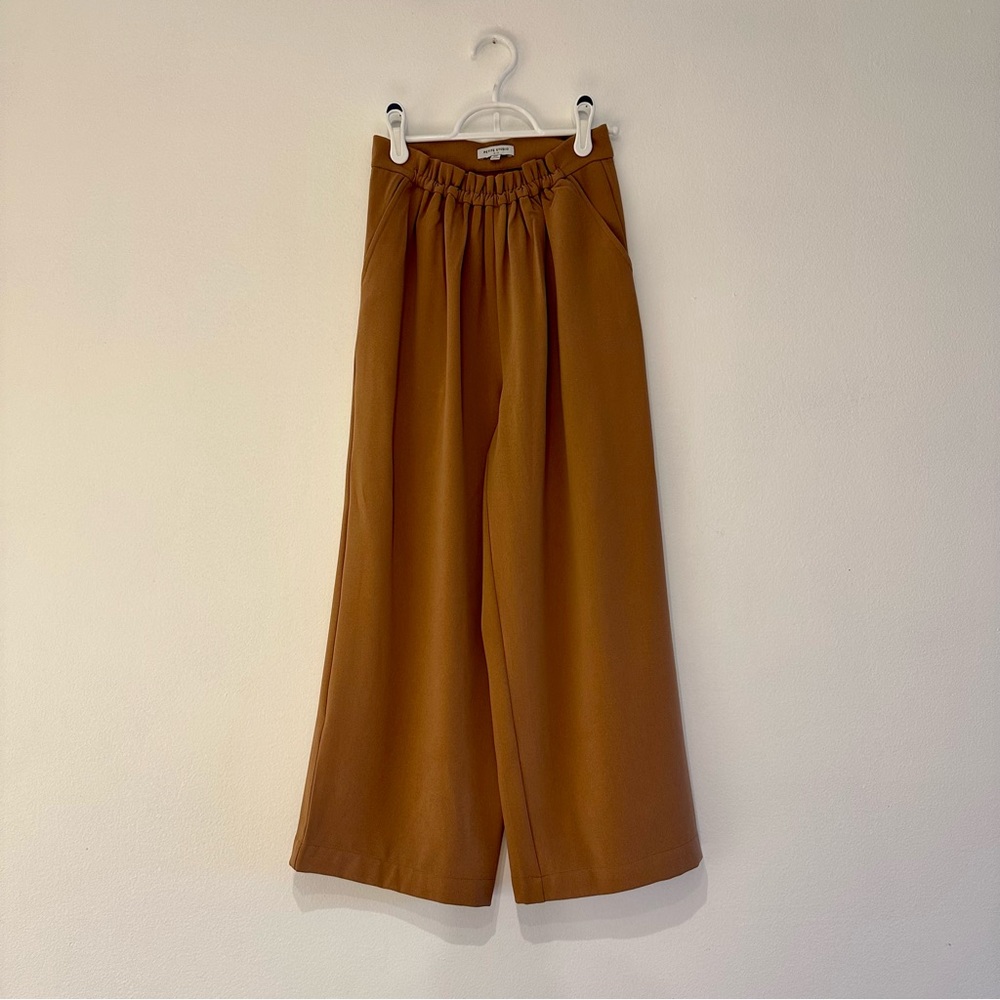 Petite Studio talia pants in camel